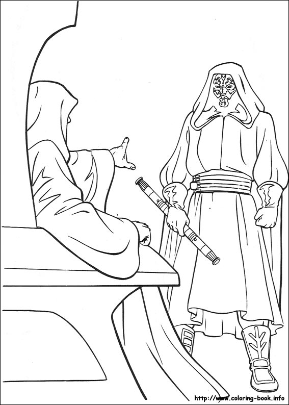 Star Wars coloring picture